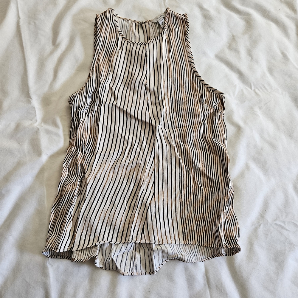 Striped Sleeveless Top